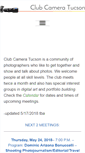 Mobile Screenshot of clubcameratucson.org